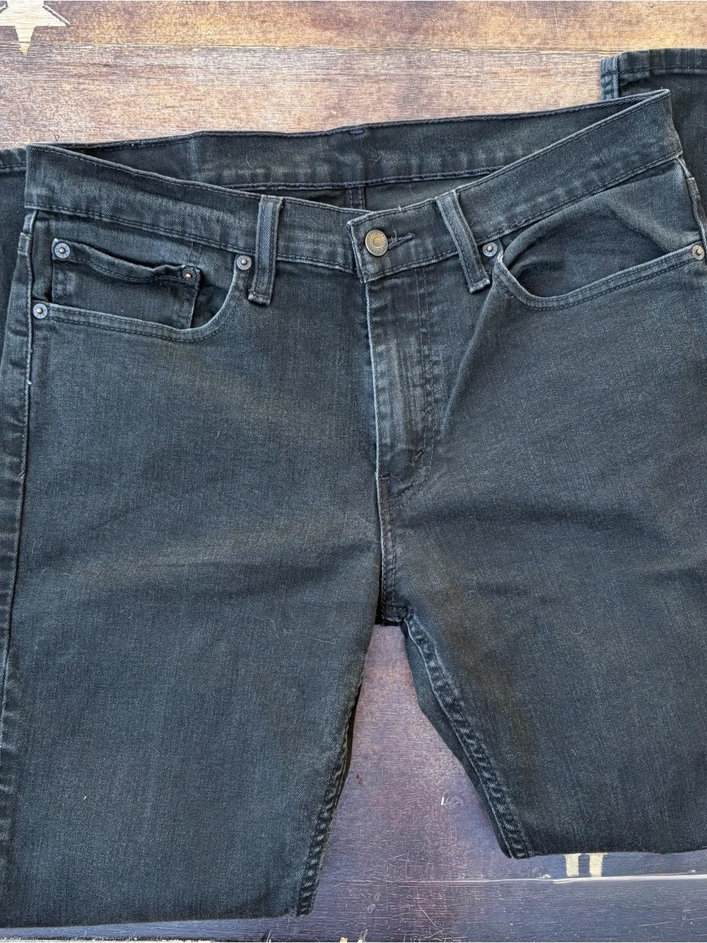 Levi's 511 Men's Black Straight Jeans
